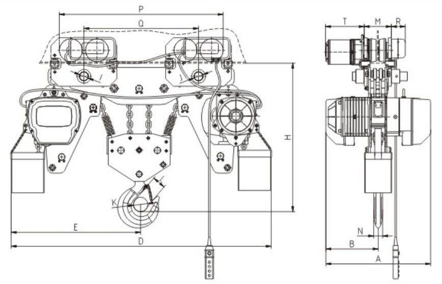 10T環(huán)鏈電動葫蘆設(shè)計圖 10T環(huán)鏈電動葫蘆設(shè)計圖